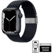 Crong Braided Wave Band for Apple Watch 42/44/45 mm graphite.