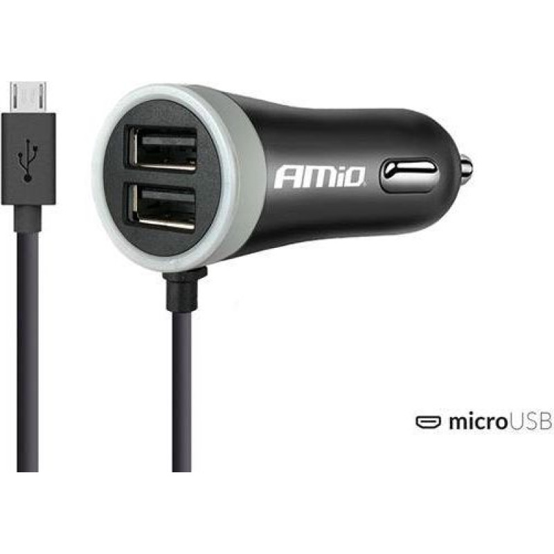 Amio PCH PRO-01 One-Piece 2x USB-A 2.4 A Charger (AMI-02056)