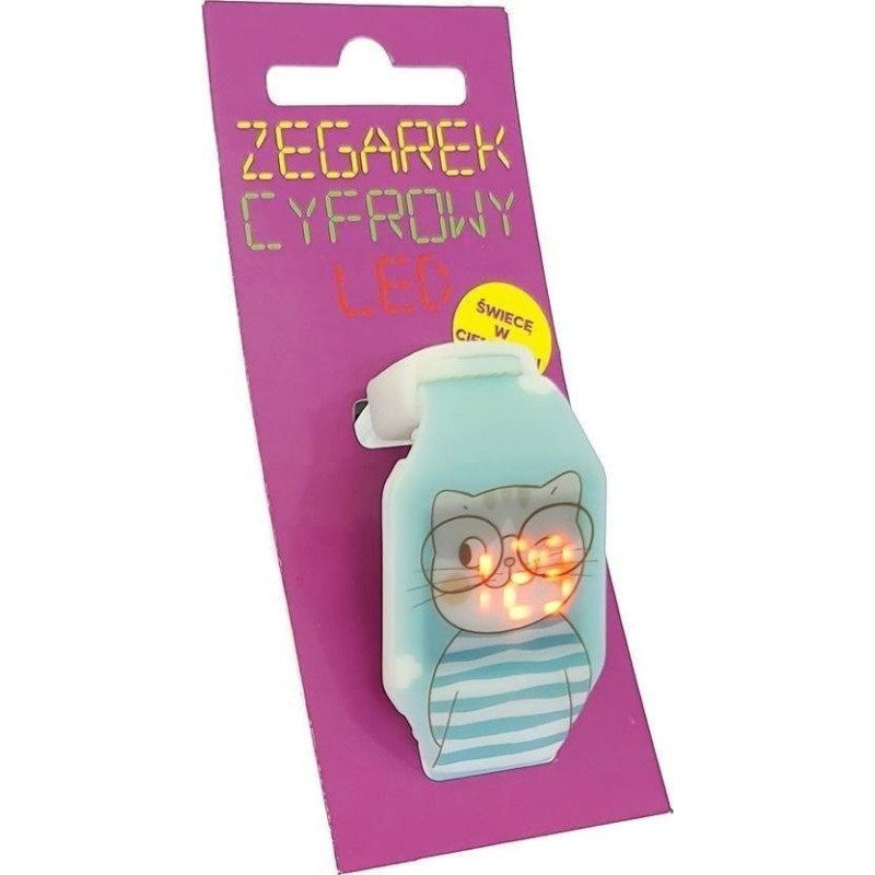 MCD LED cat digital watch
