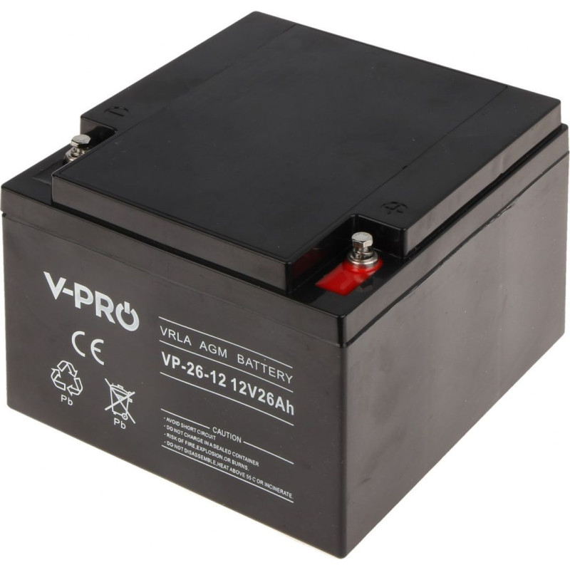 Vpro 12V/26Ah battery