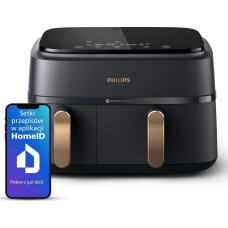 Philips Ovi Dual Basket Fat Free Fryer NA352/00