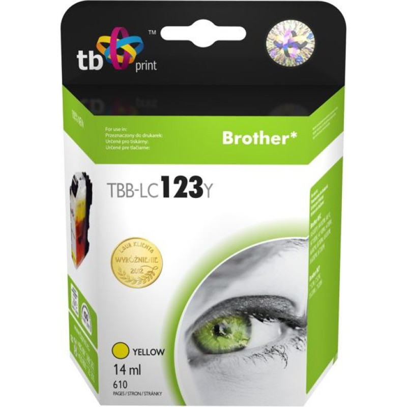 Tb Print TBB-LC123Y / LC123Y (yellow) ink