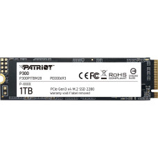 Patriot SSD P300 1TB M.2 2280 PCI-E x4 Gen3 NVMe (P300P1TBM28)