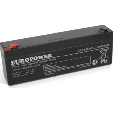 Europower Battery 12V 2.3Ah AGM EP2.3-12