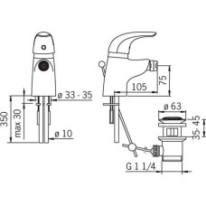 Oras Bidet faucet VIENDA bidet faucet chrome