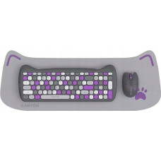 Canyon Keyboard + Mouse Set HSET-W6 Keyboard and Mouse with Pad