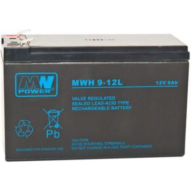Mw Power 12V 9Ah battery (MWH 9-12)