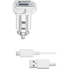 Cellular Line CAR CHARGER KIT SAMSUNG 15W MUSB WHITE