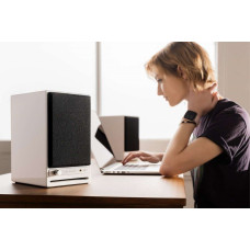 Audioengine HD4 BT Satin Black Speaker -Active Bluetooth Speakers APTX-HD.