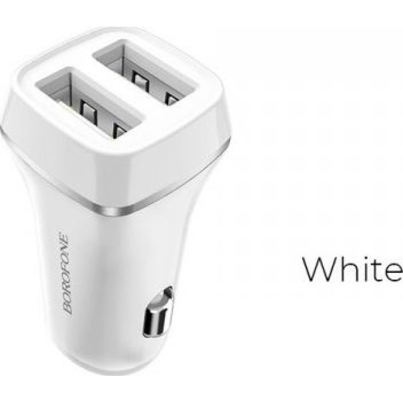 Borofone Charger 2x USB-A 2.4 A (BFO-BZ2-W)