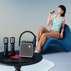 Divoom SongBird-SE Black BT speaker with karaoke effects