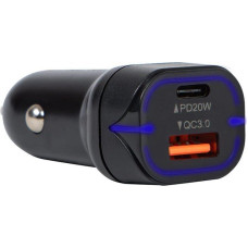 Blow Charger 75-778# car charger gn.usb+usb-c 38w g38b