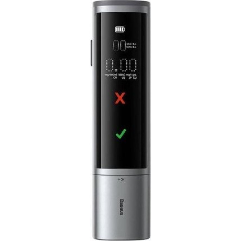 Baseus Breathalyzer Electronic mouthless breathalyzer SafeJourney Pro (gray)