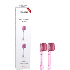 Noname Toothbrush tips Very Soft, wide - pink 2 pcs.