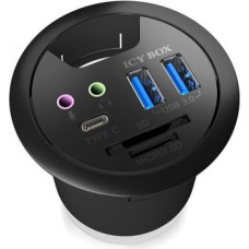 Icybox IB-HUB1404A 2x USB Typa A 1xTYPE-C