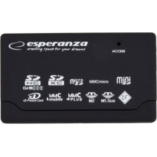 Esperanza Czytnik kart Esperanza EA119 (Zewnętrzny; CF, MMC, SD, SDHC, SDXC)
