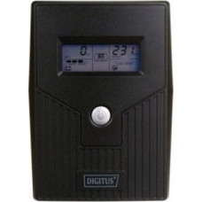 Digitus UPS Line-Ineractive LCD BASIC, 600VA/360W, 1x12V/7Ah, AVR, 2x Schuko CEE 7/3