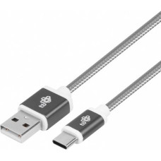 TB Cable USB - USB C 1.5 m gray tape