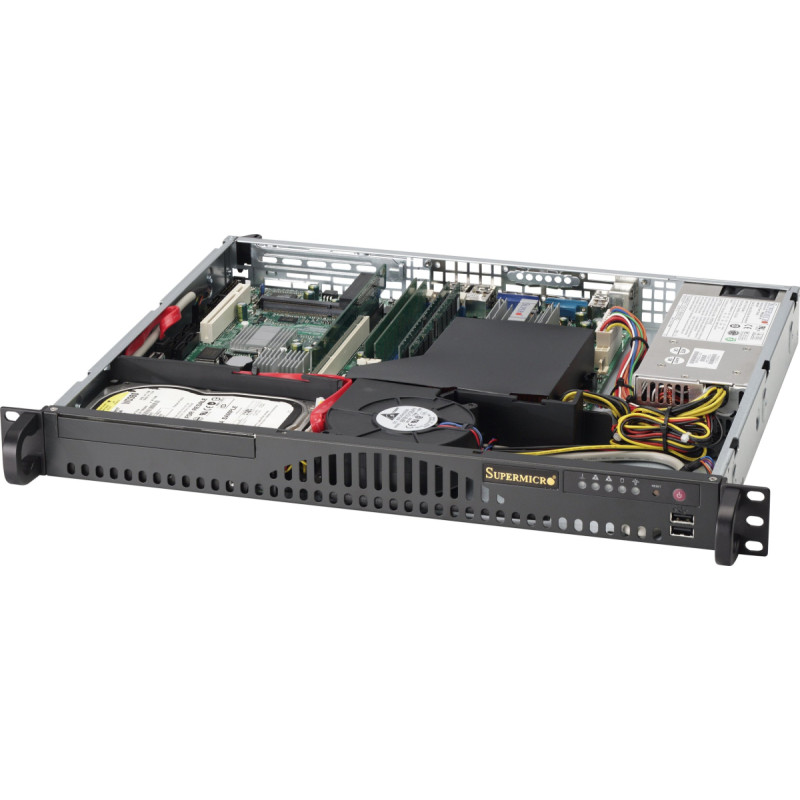 Supermicro Gehäuse SuperChassis 1U CSE-512-203B