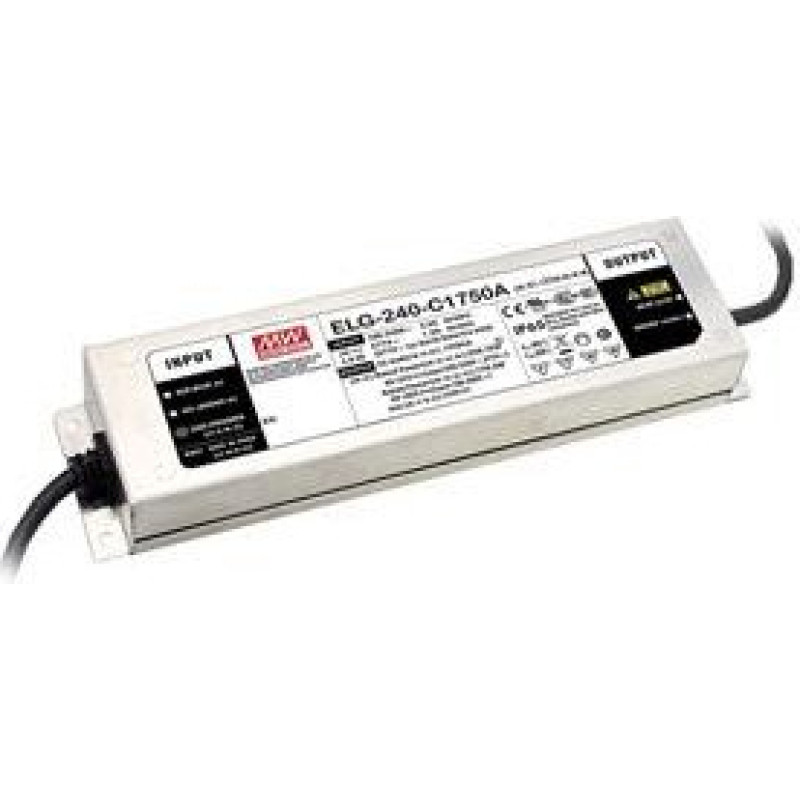 Meanwell MEAN WELL ELG-240-24DA-3Y, 240 W, IP20, 100 - 305 V, 10 A, 24 V, 71 mm