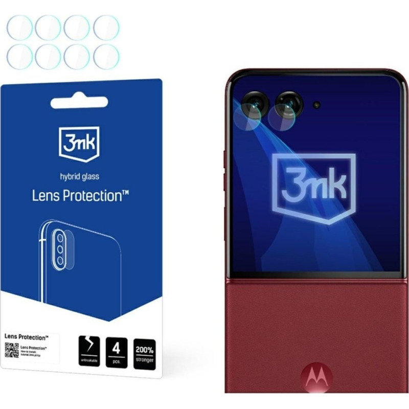 3MK Ochrona na obiektyw aparatu 3MK Lens      Protect do Motorola Razr 60 Ultra 4szt