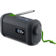 Muse Radio | Portable Solar Radio with Crank and Flashlight | MH-08 MB | AUX in | Bluetooth | FM radio.