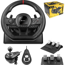 Tracer TRAJOY47345 SimRacer MANUAL GEARBOX steering wheel 6 in 1