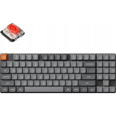 Keychron K13 Max QMK/VIA Wireless Custom Mechanical Keyboard White Backlight / Low Profile Gateron Mechanical / Red