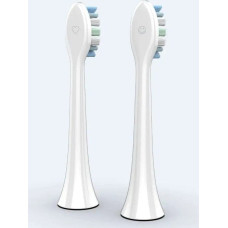 Aeno Tip Replacement brush heads, Dupont bristles, 2 pcs included, for DB3, DB4, DB5, DB6, White.