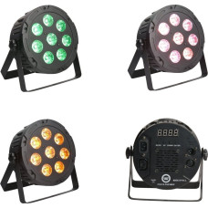 Light4Me Lampa studyjna LIGHT4ME LIGHT4ME Penta Par 8x12W MKII RGBWA LED slim