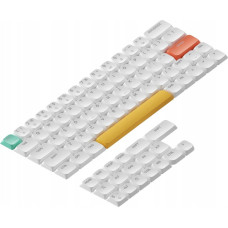 Nuphy - nSA Shine-through ABS Keycaps - Air 60 V2 low profile keyboard caps White