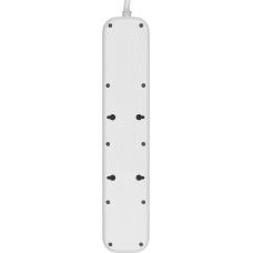 Belkin Listwa zasilająca Belkin Power Surge 4-PORT + 1xUSB-A +1xUSB-C 2.4A PD 525J 2m White Schuko