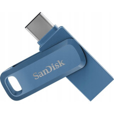 Sandisk Flash Drive Disk 128GB Ultra Dual Drive Go, USB-C 3.2, Modrá