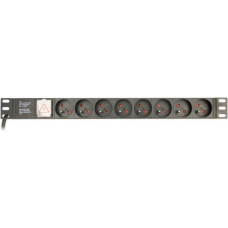 Gembird 8x French rack power strip with C14 plug 3m (EG-PDU-014-FC14)