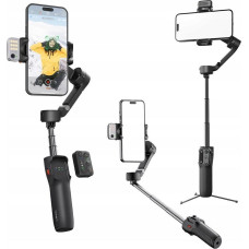 Hohem Gimbal Gimbal Stabilizer Light LED Pilot Selfie Stick - Phone / iSteady V3 / Black.
