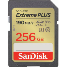Sandisk Extreme Plus SDXC 256 GB Class 10 UHS-I/U3 V30 card (SDSDXWV-256G-GNCIN)