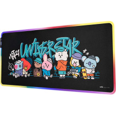 Harry Potter BT21 - XXL gaming / desk mat with LED backlight (90 x 40 cm)