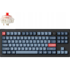 Keychron - V3 Max QMK/VIA Wireless Custom Mechanical Keyboard - Fully Assembled Knob Red Mechanical Keyboard