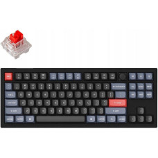 Keychron - V3 QMK Custom Mechanical Keyboard - Mechanical Keyboard Carbon Black K Pro Red Fully Assembled Knob