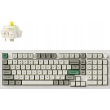 Keychron Q5 Max QMK/VIA Wireless Custom Mechanical Keyboard Fully Assembled Knob / Shell White / Gateron Jupiter Banana