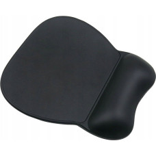 Wozinsky Ergonomic mouse and wrist pad gel Eco leather large anti-slip - black