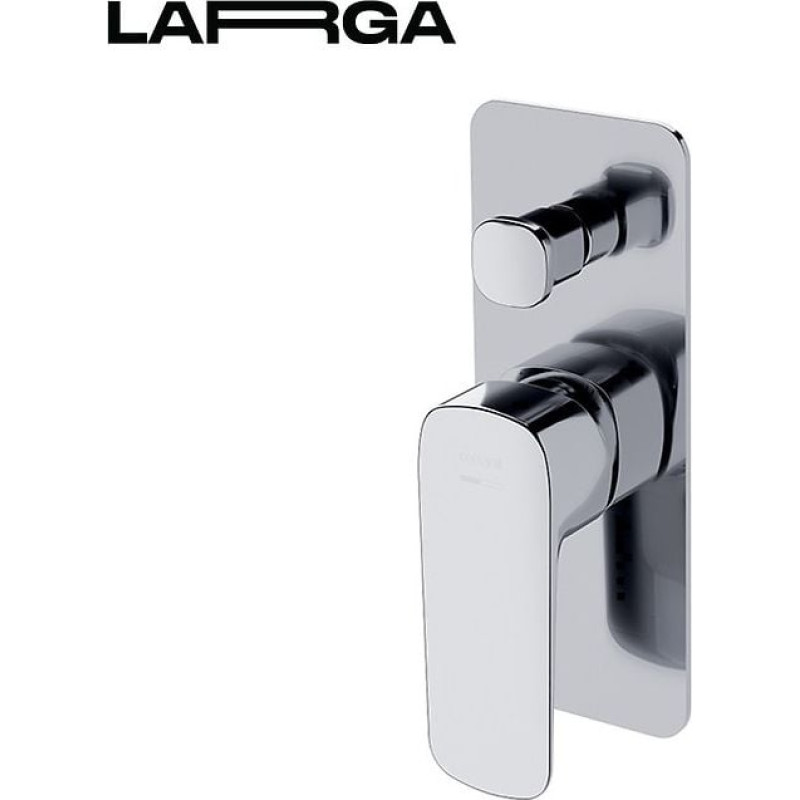 Cersanit Bateria wannowa Cersanit Larga podtynkowe chrom