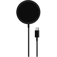 Puro Magnetic Charging Cable USB-C MagSafe 15W Wireless Charger (black)