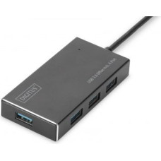 Digitus Hub 4-port USB 3.1 Power Supply aluminum