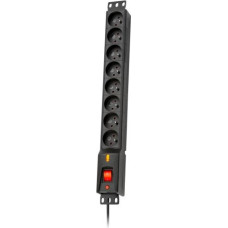Lestar Listwa przeciwprzepięciowa LXARM 810, 3L, PDU, 5,0m, czarna