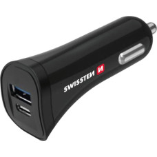 Swissten USB AND USB-C car charger + cable