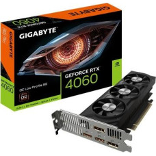 Gigabyte GeForce RTX 4060 OC Low Profile 8GB GDDR6 graphics card (GV-N4060OC-8GL)