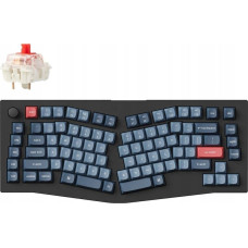Keychron - V10 Max QMK/VIA Wireless Custom Mechanical Keyboard - Fully Assembled Knob Red Mechanical Keyboard