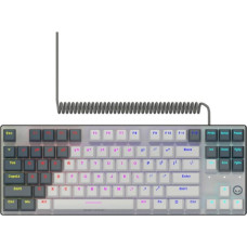Lorgar Azar 514 Gaming Keyboard, Wired Mechanical, RGB, White