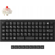 Keychron - Q15 Max QMK Wireless Custom Mechanical Keyboard Fully Assembled Knob / Black / Gateron Jupiter Red